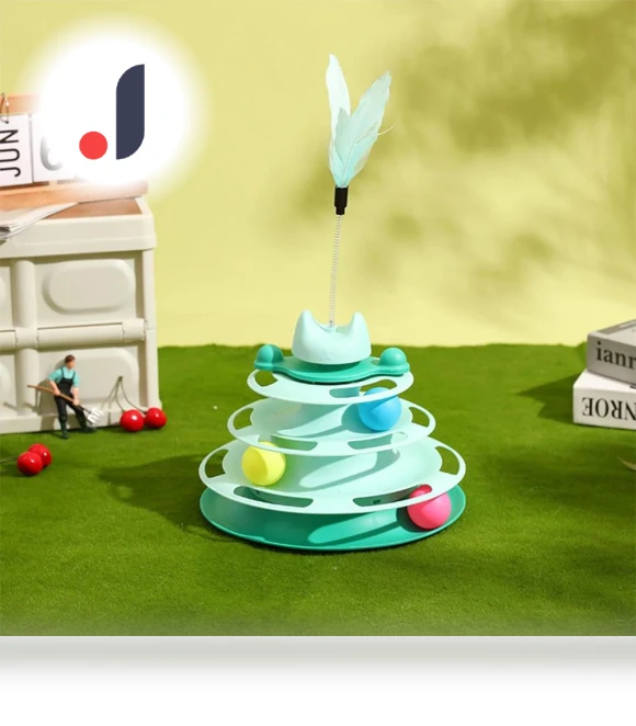 Interactive Tower Cat Toy — Cat Playthings, Smart Pet Supplies