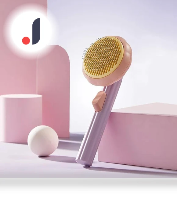Self-Cleaning Pet Brush — Brushes, Smart Pet Supplies
