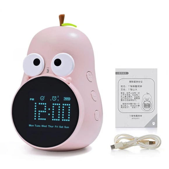 Smart Alarm Clock with Cute Cartoon — Alarms & Clocks, Factory Discount Outlet