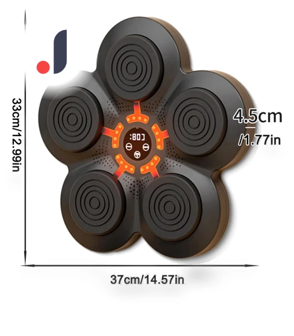Smart Music Bluetooth Boxing Wall Target — Boxing Training Gear, Binchi Keji Travel