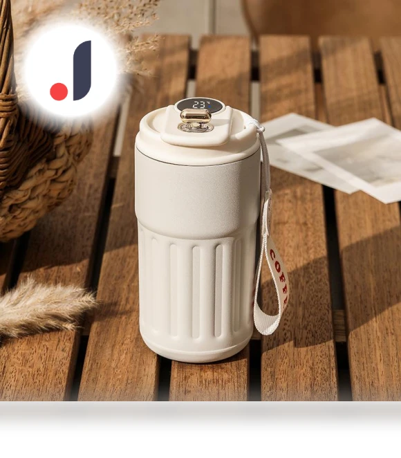 Smart Thermos with LED Temperature Display — Beverage Warmers, Binchi Fitness