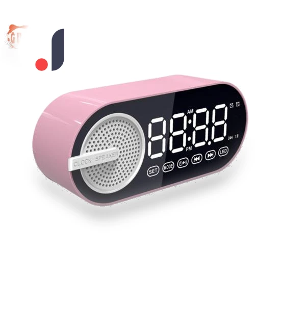 Smart Wireless Speaker with Dual Alarm — Portable Audio Solutions, Factory Discount Outlet