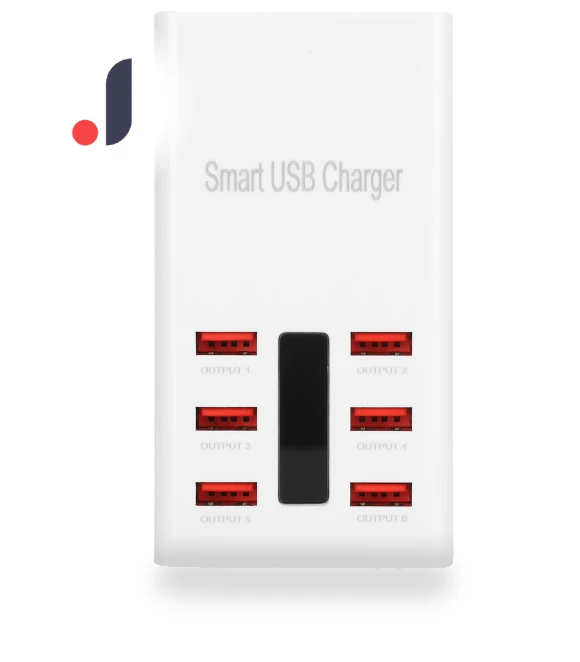 6-Port USB Smart Distribution Fast Charger — Charging Solutions, DIYelecs