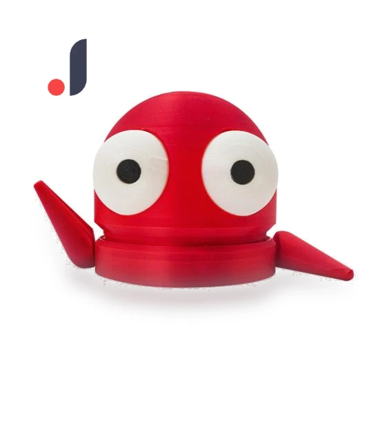 Cartoon Red Piggy Bank Robot with Movable Arm — Savings & Piggy Banks, Kitty Cat House