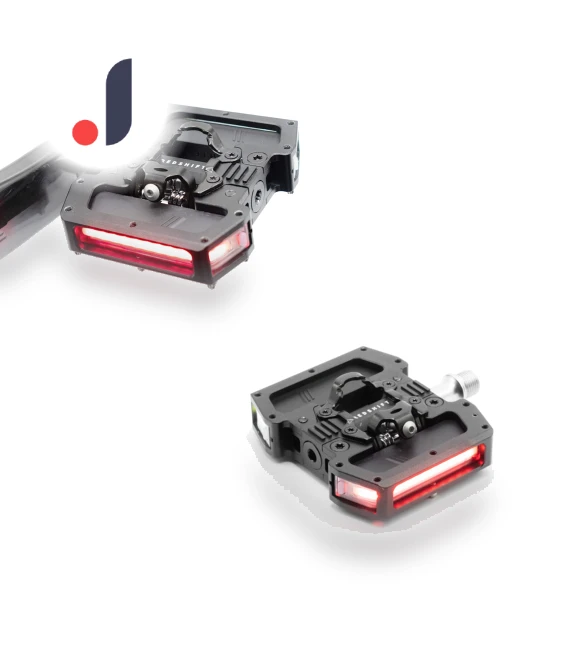 Clipless Bike Pedals with Smart LED — , MoRub-Japan
