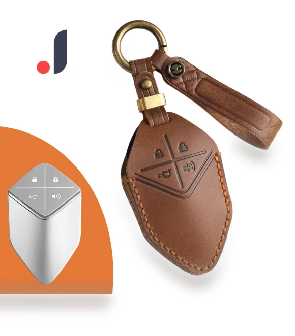 Dark Blue Smart Key Case — Key Holders & Accessories, Auto Parts Decorate