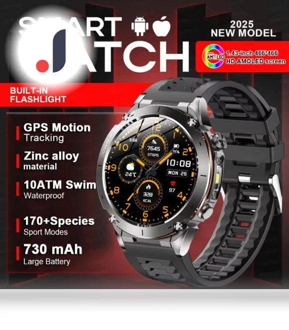Dual-Band Satellite GPS Smart Watch — Smartwatches, ElectronicsHome