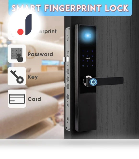 Electronic Door Lock with Fingerprint — Locks, Pro DIY Tool