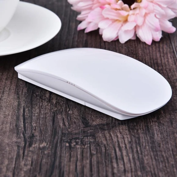 Ergonomic USB Wireless Thin Mouse with Touch Wheel — Computer Mice, SH Tech