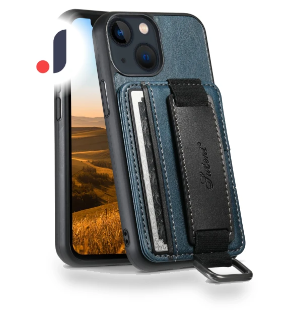 Leather Coated Phone Case with Kickstand and Hand Strap — Bumpers, Smartwatch 2025