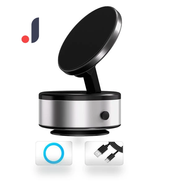 Magnetic Car Phone Mount — Dashboard Installation Kits, Worry free storage
