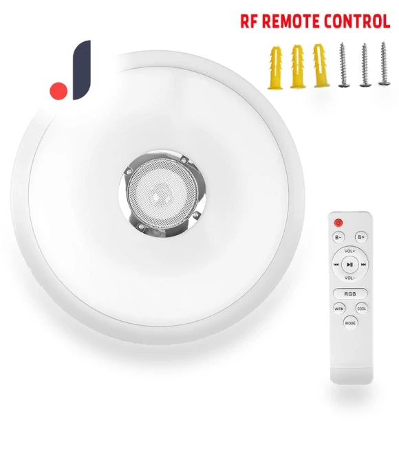 RGB Bluetooth Ceiling Light with Speaker — Overhead Lighting, Decor Dream