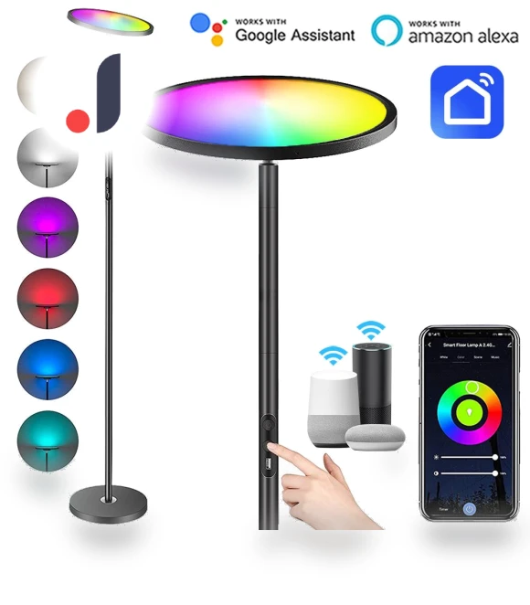 Smart RGB Floor Lamp — Standing Lights, Build My Home