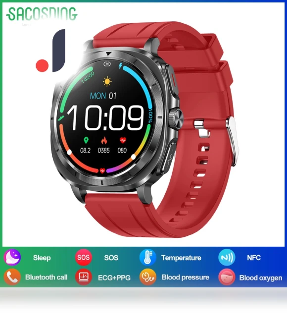 Smart Watch with ECG Monitoring — Smartwatches, SACOSDING