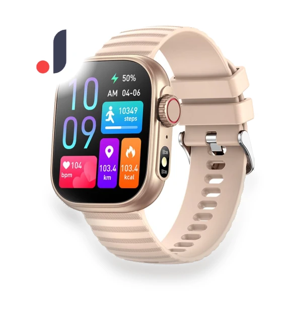 Smart Watch with Flashlight and Temperature Monitor — Smartwatches, Lemo Nade