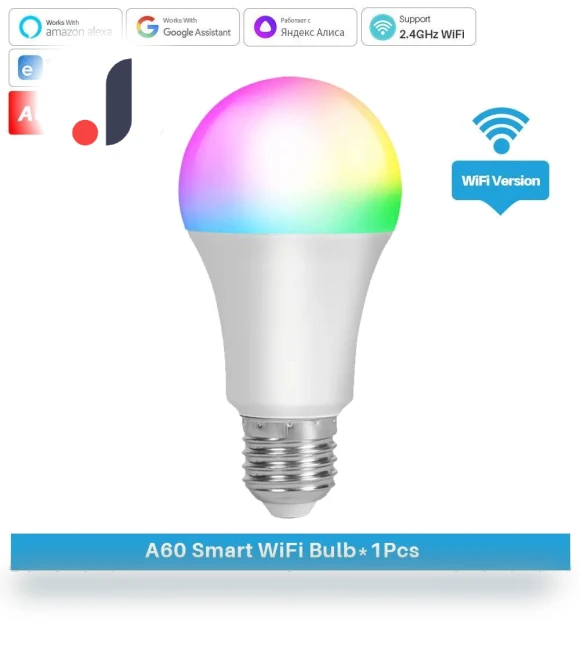 Smart WiFi RGB LED Bulb — LED, saimili