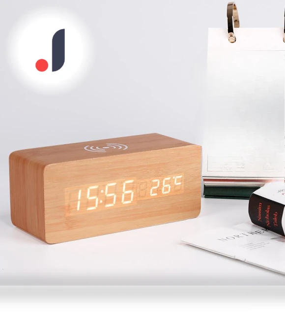 Smart Wireless Charging Alarm Clock — Alarm, Fashionable bags