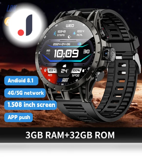 Smartwatch Phone with Rotating Camera — Smartwatches, LOKMAT