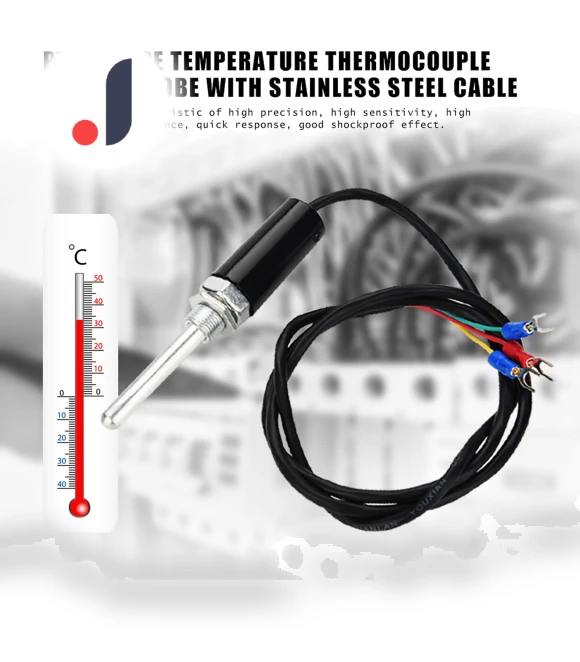 Temperature Thermocouple Sensor Probe — Temperature Measurement Tools, Fishine