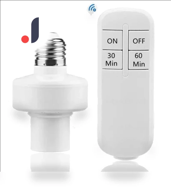 Wireless Remote Control Light Bulb Socket Smart Switch — Outlet Switches, SaiMili Light