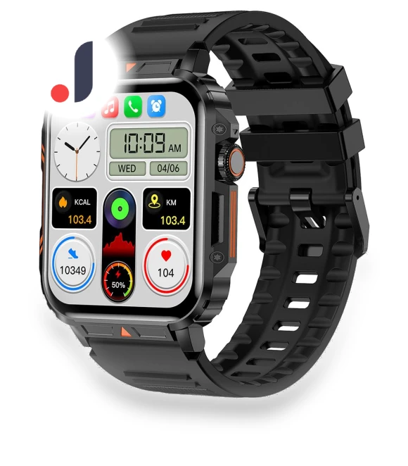 1.95-inch Outdoor Sports Tracker — Smartwatches, Tiktkkkk