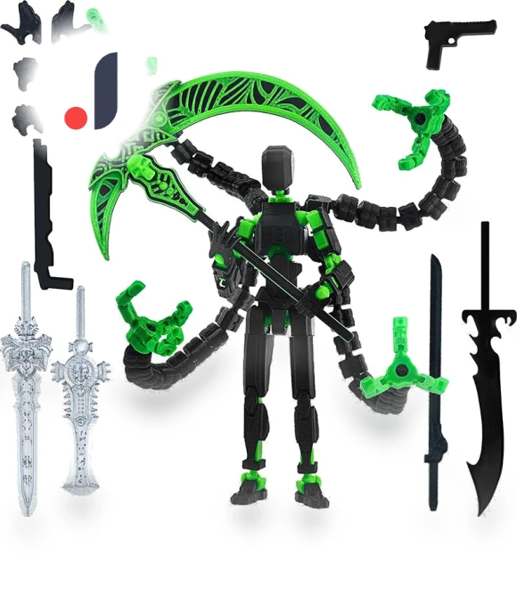 3D-Printed Multi-Jointed Movable Robot T13 — Heroic Collectibles, Zixuan