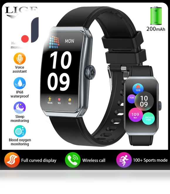 Bluetooth Call Smart Watch — Smartwatches, LIGE
