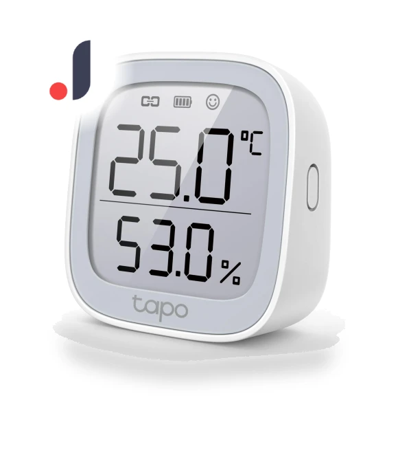Compact Large Screen Thermometer and Hygrometer — Home Climate Control, Tapo