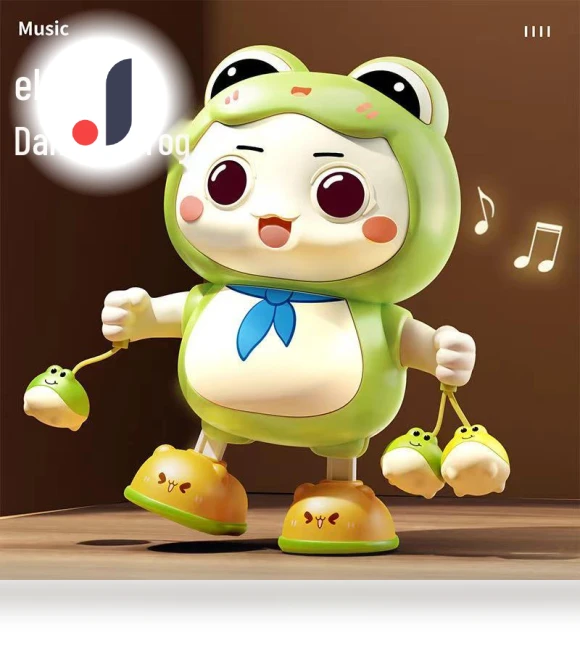 Dancing Robot Frog Toy — Interactive Learning Devices, Super Go
