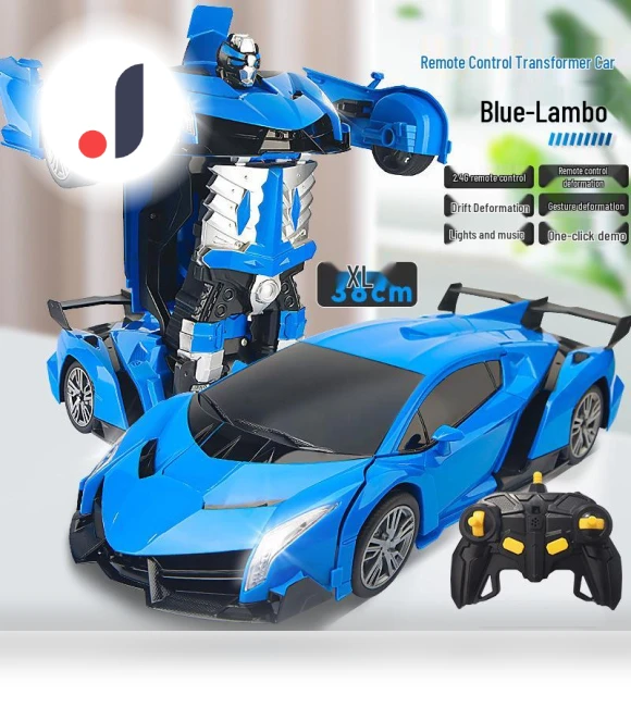 Gesture-Control Transforming Robot Car — Interactive Figures & Robots, Super Go