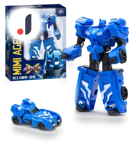 Mini Force 5 Styles X Lucybot Lucy Bot Ranger Transformer Car Robot Toy — Playsets, TinyJoy