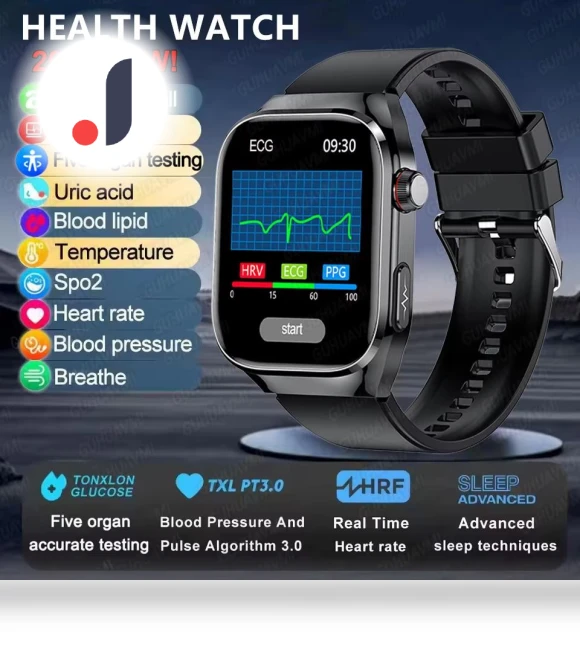 Smart Health Watch with ECG and AI Diagnostics — Smartwatches, ElectronicsHome