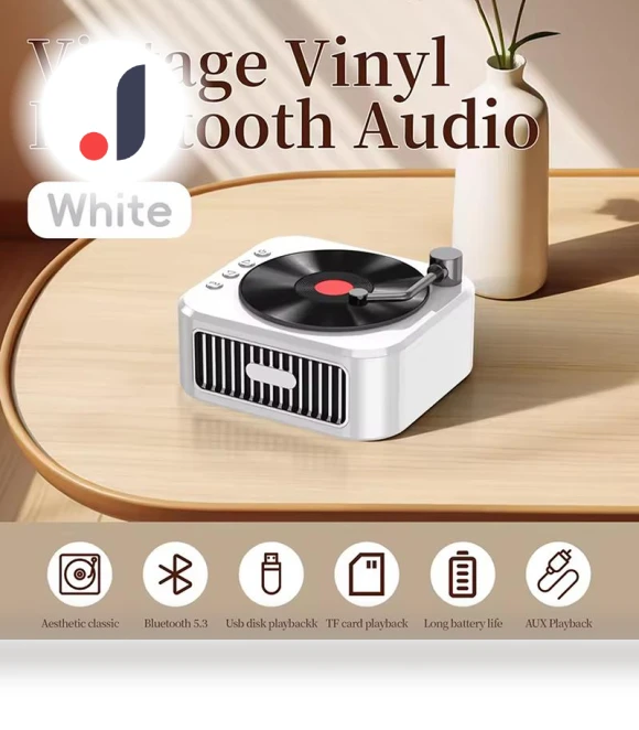 Tiny Retro Bluetooth Speaker — Portable Sound Systems, Precious Stones