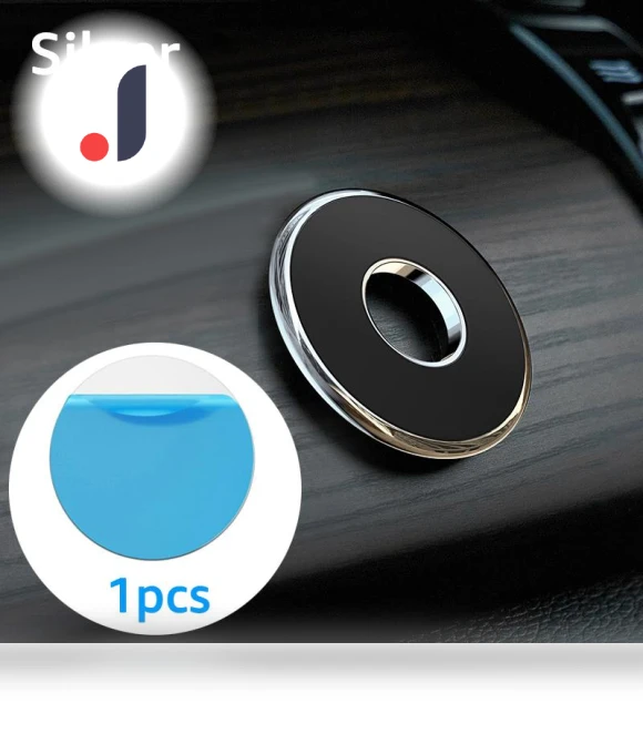 Universal Magnetic Car Phone Holder Stand — Dashboard Installation Kits, Rainbow Rain