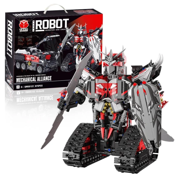 Urban Technical Remote Control Robot Truck Car Building Blocks — Construction Kits, Focus on toys
