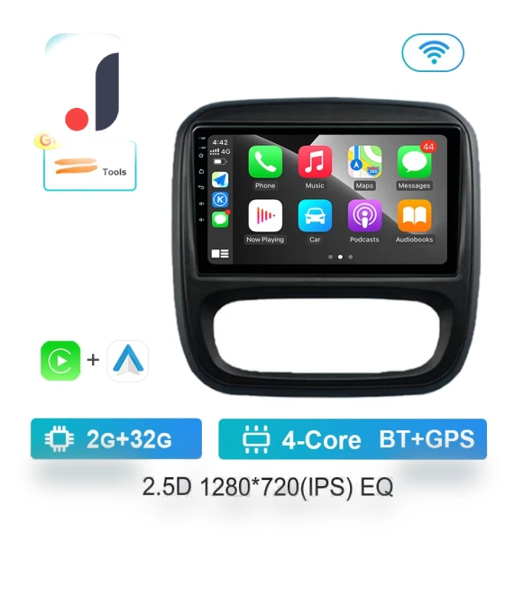 Android Car Multimedia Player with Carplay — Stereo Receivers, AutoSphere