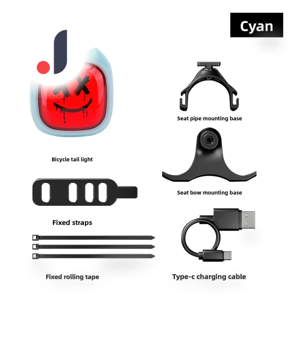 Bicycle Sensor Taillights — Bike Light Sets, JOHO - CarGear