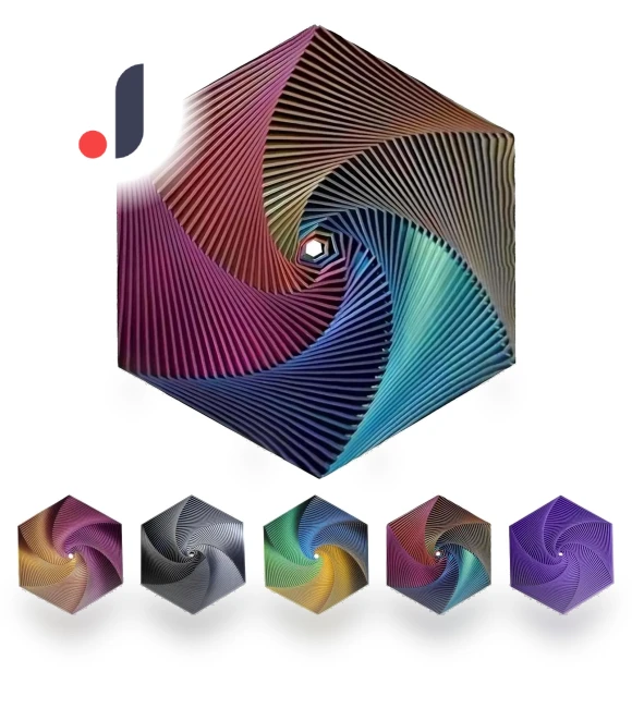 Fractal Hexagon Spinner — Stress Relievers, JOHO - CarGear