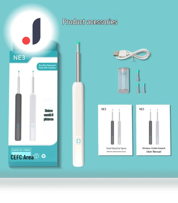 HD Wireless Luminous Ear Spoon Endoscope — Syringes, the BAY