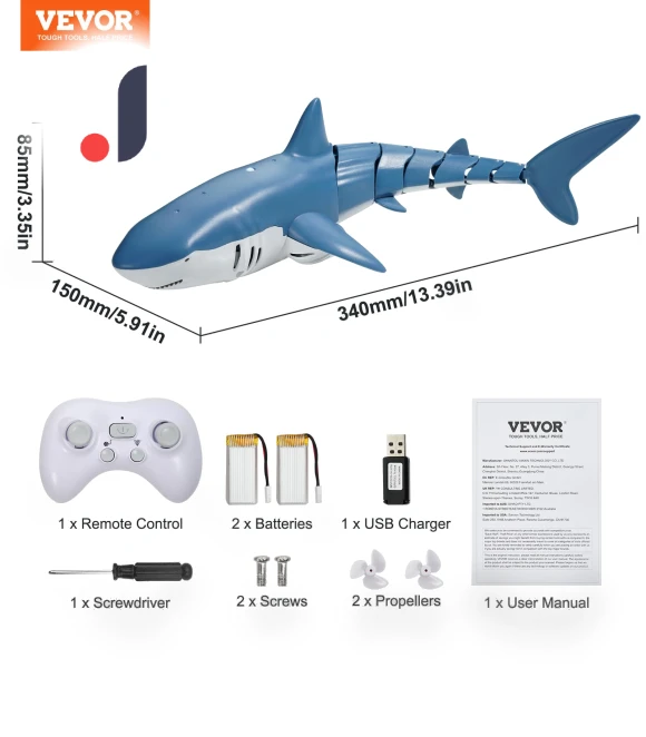 Intelligent Radio-Controlled Toy Shark Whale Water Spray Ship — Aquatic Vehicles, SucceBuy