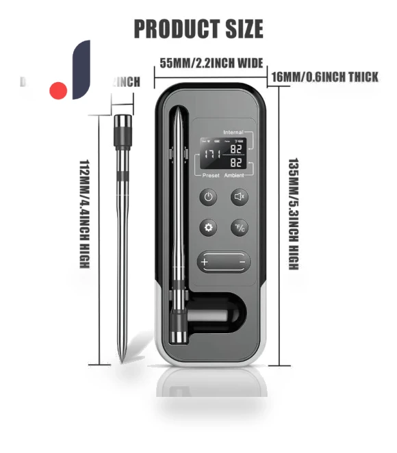 Outdoor Smart BBQ Thermometer — Grill Thermometers, JOHO - CarGear