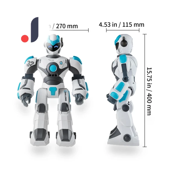RC Robot Toys Mechanical Combat Police Early Education Intelligent Robot Electric Singing Children's Birthday Gift — Interactive Figures & Robots, SucceBuy