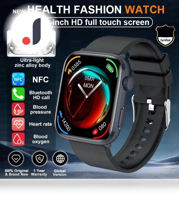 Smart Health Watch with Blood Pressure Monitoring — Smartwatches, ElectronicsHome