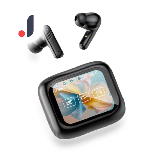 Smart LCD ANC Bluetooth Earphones — In-Ear Headphones, Jiuyanous