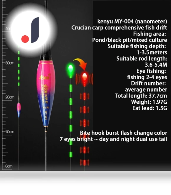 Smart LED Fishing Float — Strobe & Safety Lights, Ywteofbg