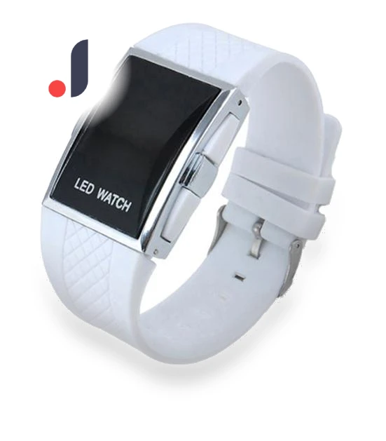 Unisex Smart Square Watch with LED Digital Display — Smartwatches, AVE