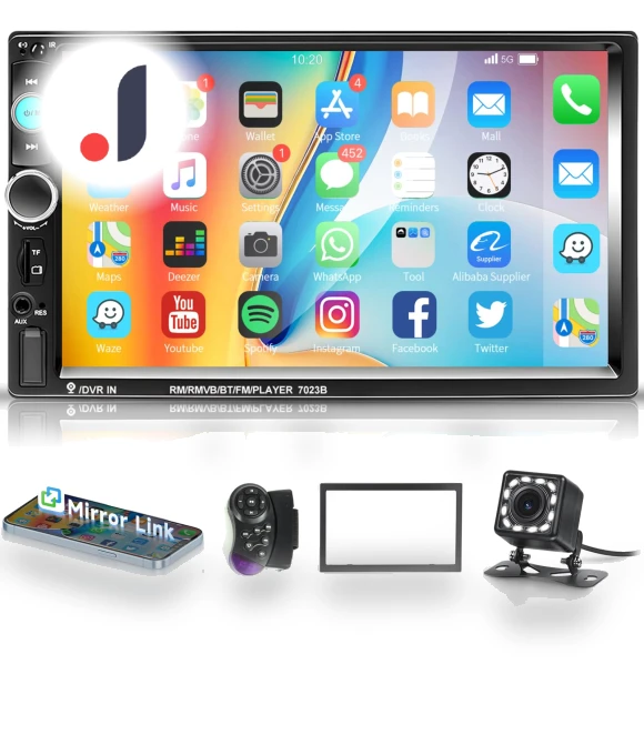 7-inch Touch Screen Car MP5 Player — Car Installation Essentials, HAYAO