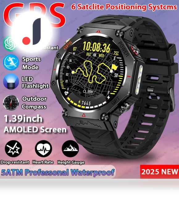 AI Assistant Smartwatch with Built-in GPS — Smartwatches, SAMS Online