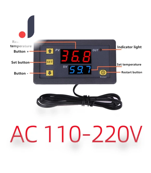 Digital Temperature Regulator with LED Display — Climate Control Devices, Meiteai-All