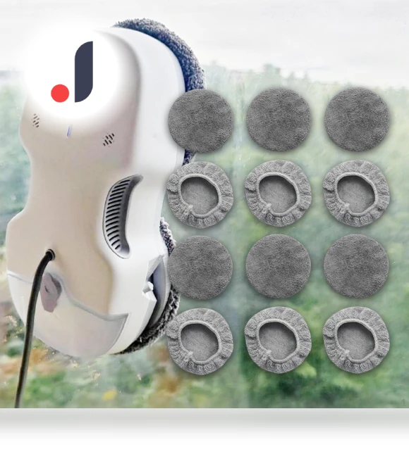 Fleece Texture Window Cleaning Robot Wipes — Smart Cleaning Robots, Closet of Beauty